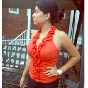 🔵SALE🔴Orange sexy blouse