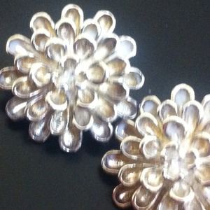 Vintage 925 Beverly Hills Zina clip on earrings