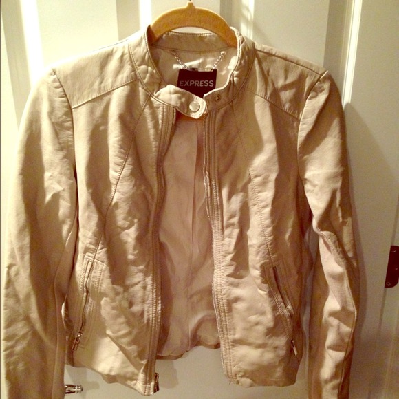 Express leather jacket (not real leather)
