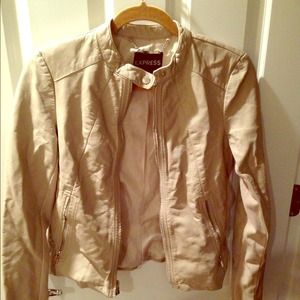 Express leather jacket (not real leather)