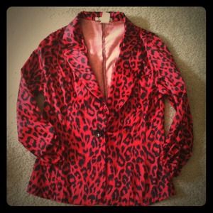 Red Cheetah jacket