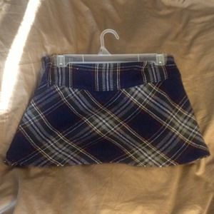 Aeropostale plaid winter skirt