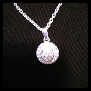 Silver dainty necklace