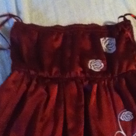 Strapless embroided dress - Picture 3 of 3