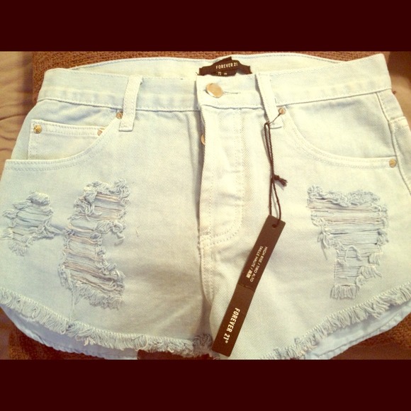 High waisted shorts