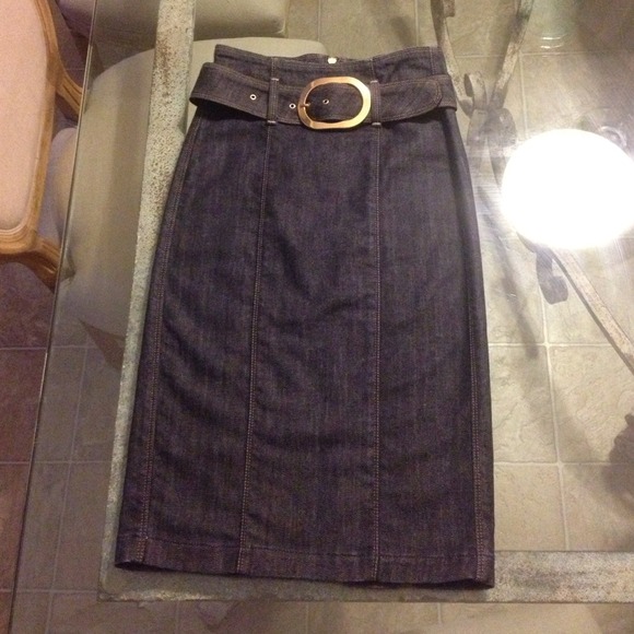 💢SOLD💢Seven for All Mankind denim pencil skirt