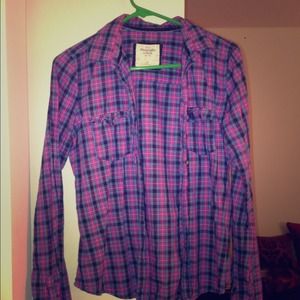 Abercrombie collared long sleeve shirt