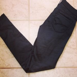 BULLHEAD Black Coated Jeans. Only worn once!