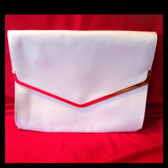 SOLD!!👑👜🎀H&M clutch with Rosé Gold trimming :)