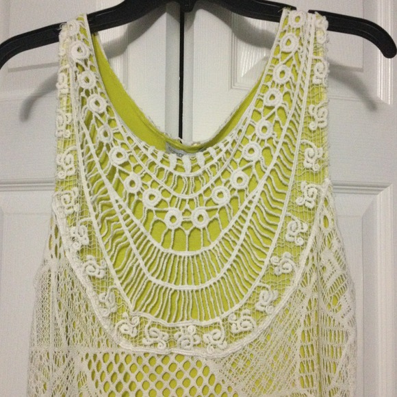 Contrast Lace Dress NWT - Picture 2 of 4