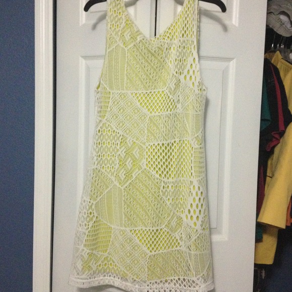Contrast Lace Dress NWT - Picture 3 of 4