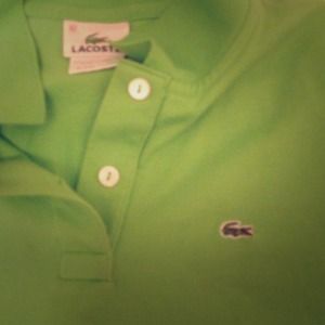 Lacoste Lime Green Polo