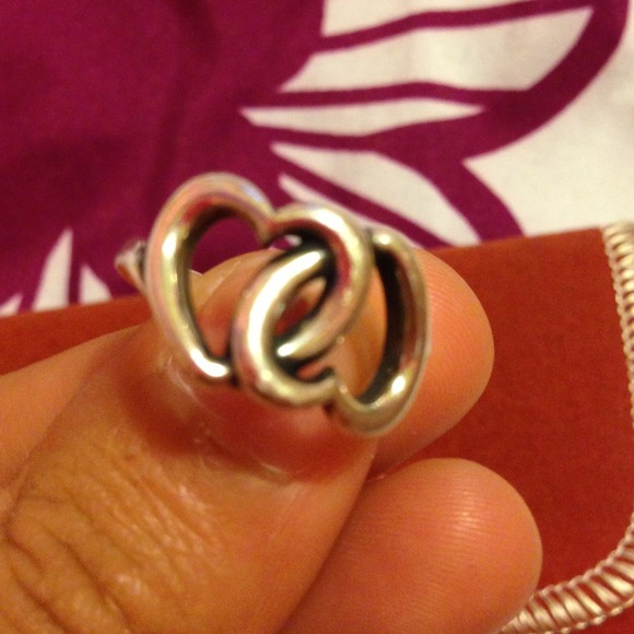 BUNDLED James Avery "Linked Hearts Ring" - Picture 3 of 3