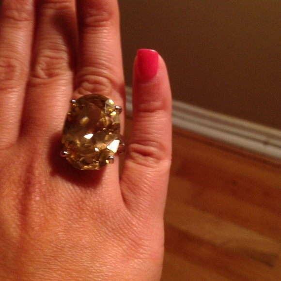 Pink cocktail ring