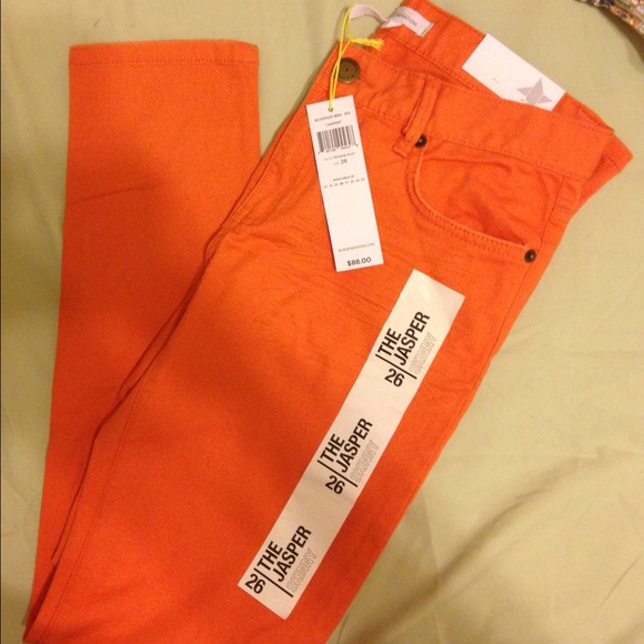 BCBG Orange Jeans