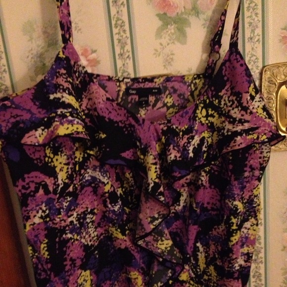 Gap Floral Tank Top/Blouse size small