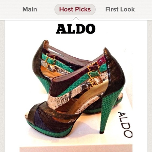 ALDO Shoes - SNAKE SKIN ALDO HEELS