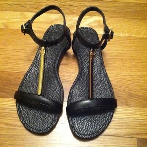 Tory Burch Pacey black leather sandal