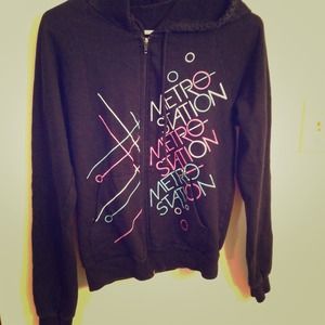 Metro Station American Apparel Concert Hoodie