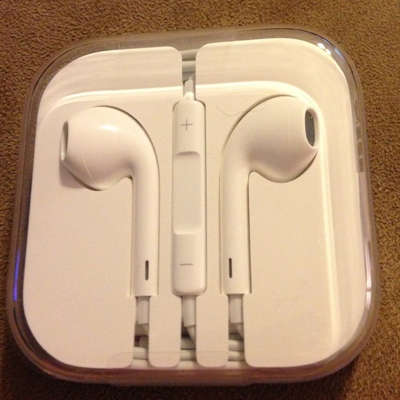 Apple headphones.
