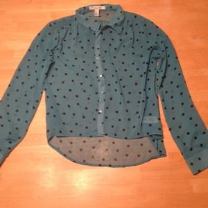 ‼️SOLD‼️Forever 21 Sheer Button Up! ☺