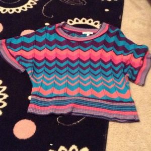 Delia's multicolored shirt