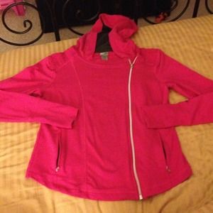Champion Pink Hooded Sweatshirt size large