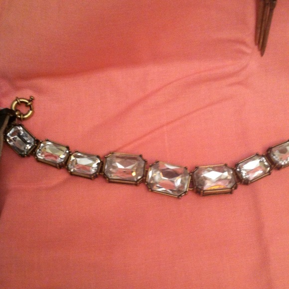 J Crew. Classic Clear Crystal Bracelet