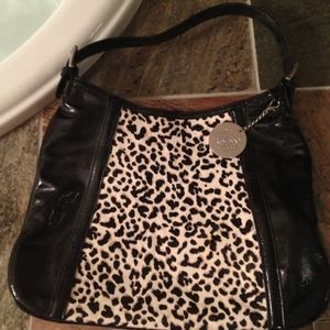 White House Black market animal print purse.