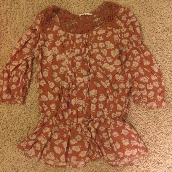 Bluebird floral print blouse