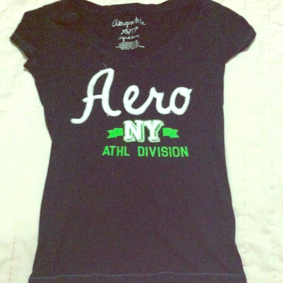 navy blue v-neck top - Picture 1 of 1