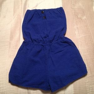 Cobalt blue romper