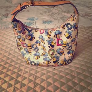 Dooney and Bourke Bumblebee Bucket Tote