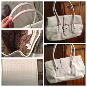 Coach white Soho Satchel
