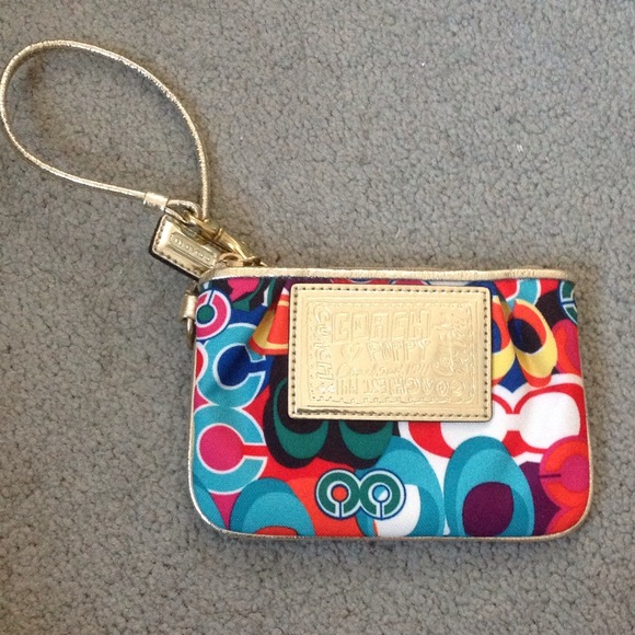 Cute Coach wristlet.