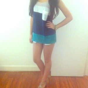 Cute thrifted shirt/ dress