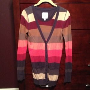 Striped cardigan