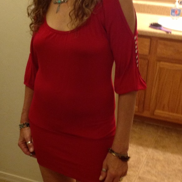 Red dress