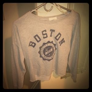 Vintage crop top sweater