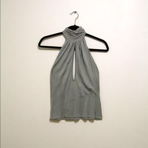 Philosophy di Alberta Ferretti Blue Halter Top