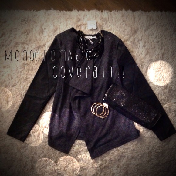 Charcoal & Black Coverall