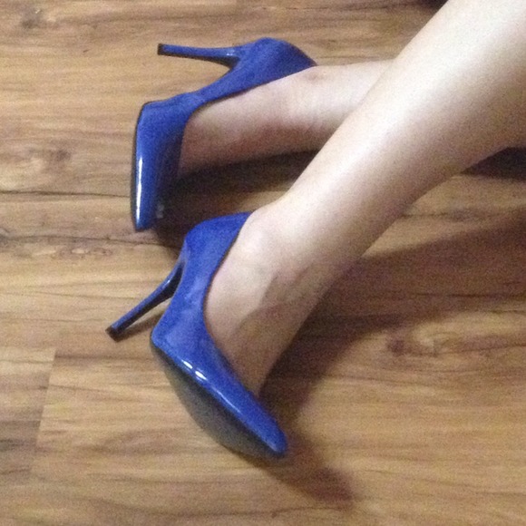 Blue heels