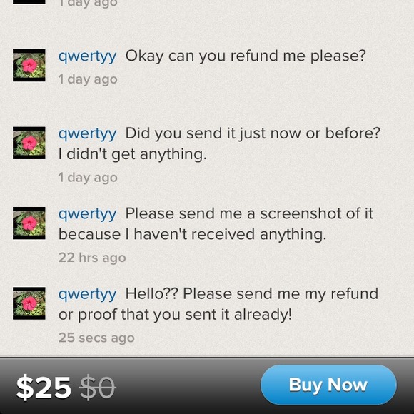 SCAMMER ALERT! @randomuser - Picture 3 of 4