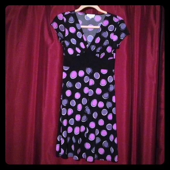 Casual polka-dot dress