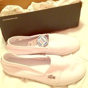 White Lacoste shoes Brand New