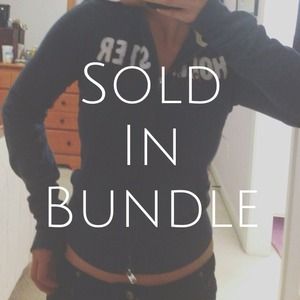 Hollister Zip Up Hoodie Sweater