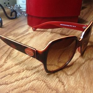 Coach HC /Tortoise / Orange Bridget Sunglasses