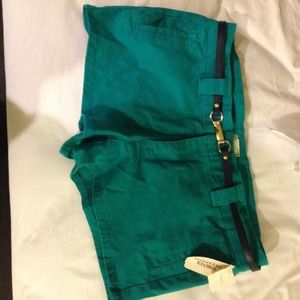 Teal Forever 21 Shorts with Belt!! Size 31
