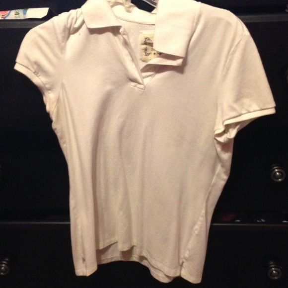 White polo shirt