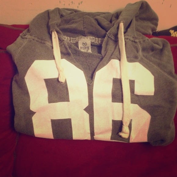 🚫RESERVED🚫Victoria's Secret Grey Vneck hoodie